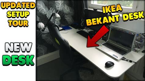 Видео custom ikea desk build канала ipinoytech. Updated Setup Tour / NEW DESK - IKEA Bekant Desk - YouTube