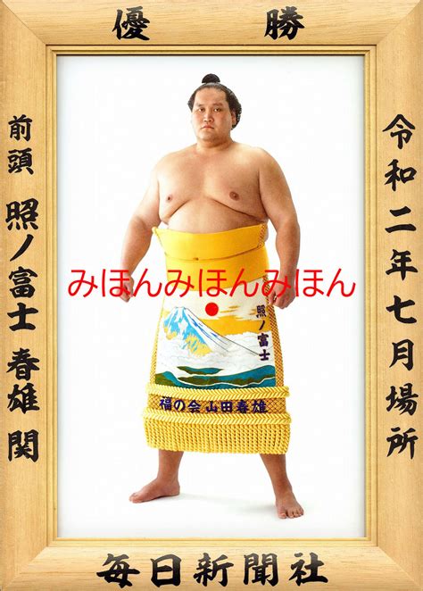 平成三十年七月場所 東幕下六枚目 照ノ富士 春雄 0勝0敗7休. 令和2年7月場所優勝 前頭 照ノ富士春雄関（2回目の優勝 ...