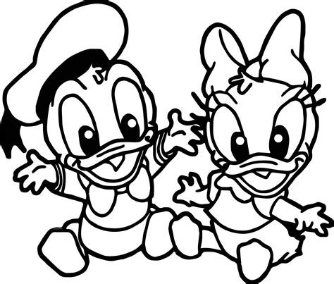 Baby pluto coloring pages coloring pages for free 2015. awesome Donald Daisy Babies Coloring Page | Ausmalbilder ...