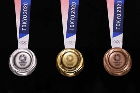 Essas medalhas foram criadas a partir de metais reciclados obtidos por mais de dois anos. Medalhas das Olimpíadas 2020 são de material reciclado