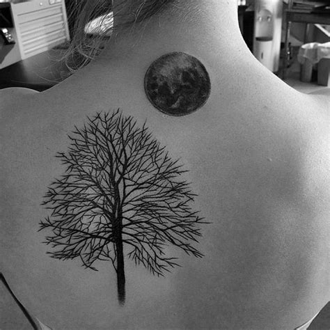 A moon tattoo design is perhaps the most highly charged of tattoos incorporating the role natural the gradation of tones in this tattoo is also excellent; 30+ Full Moon Tattoos Ideas