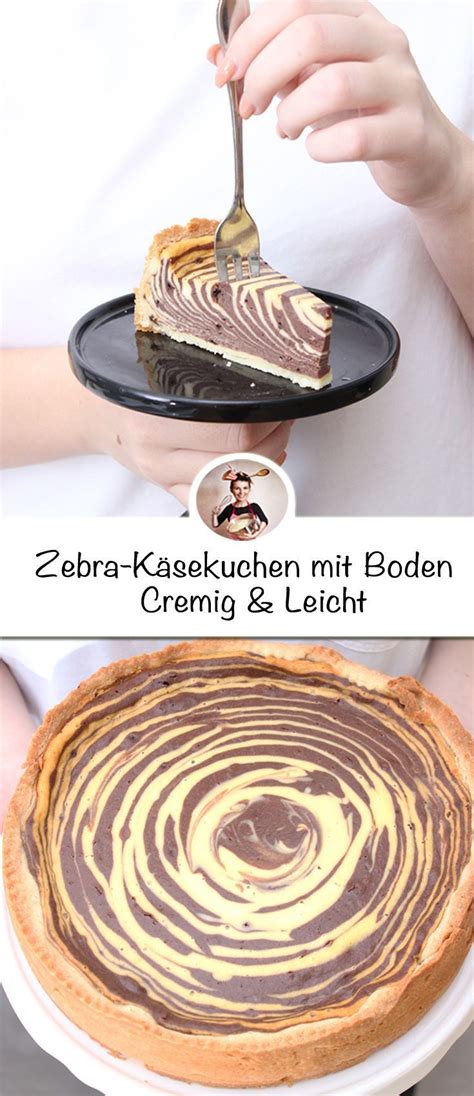 Einfacher kuchen mit wenig zutaten rezept alle rezepte. Zebra-Käsekuchen mit Boden | Cremig & Leicht - | Rezept ...