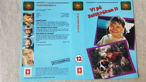 I huvudrollerna ses torsten lilliecrona, louise edlind, maria johansson, stephen lindholm med flera. Vi på saltkråkan II - VHS omslag (Hem Films) på Tradera ...