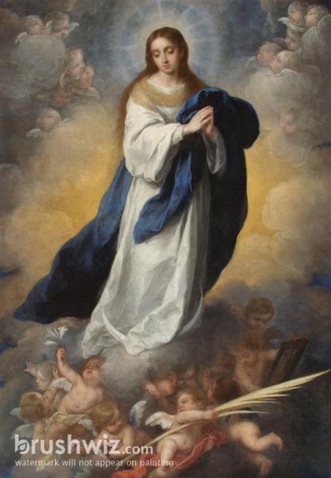 Bartolome esteban murillo, online art gallery. The Immaculate Conception Of The Mirror by Bartolome ...