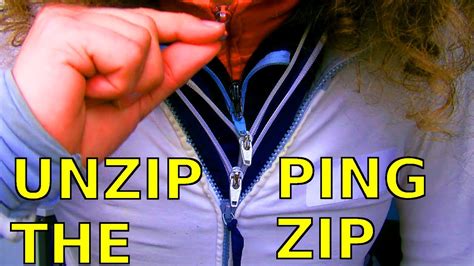 With prolonged usage, zippers can become loose and begin to unzip themselves. Unzipping The Zipper - YouTube