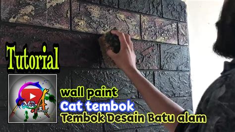  Kreatif | Tembok timbul | cat tembok Motif 3D - YouTube