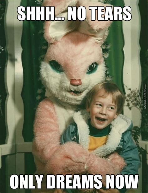 There are images of nicolas cage, president obama, taylor swift you will also find a meme that says that no problem is definitely not the right response to someone that thanks you. Thank You Easter Bunny, For Ruining Easter For Me ...
