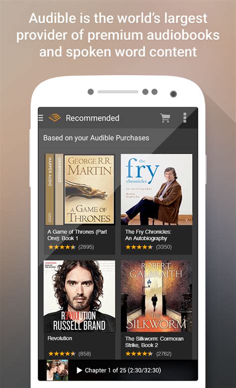 The film and tv star has already published two. Audiobooks from Audible - Android Apps on Google Play