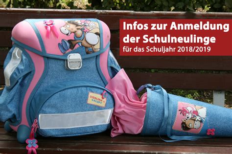 In either case, you must do your anmeldung (registration). Anmeldung der Schulneulinge für das Schuljahr 2018/2019 an ...