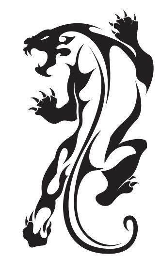 Awesome tribal jaguar tattoo design. (Nr18) TRIBAL TATTOO TIGER JAGUAR PANTHER DECAL VINYL ...