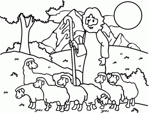 Printable sheep coloring pages see also related coloring pages below The Good Shepherd The Lost Sheep Coloring Pages For Kids # ...