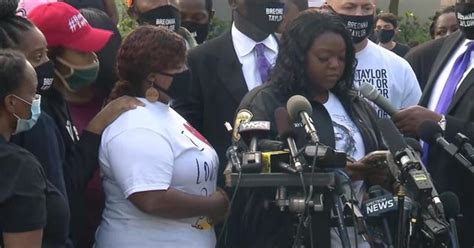 To break the ice and foster a safe environment procedure: Breonna Taylor's family gives emotional statement - CBS News