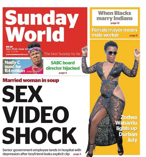 According to the ccsa, the following new clusters have been found in seven provinces in the past 24 hours: Sunday World on Twitter: "Today's #SundayWorld front page ...