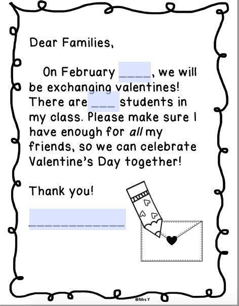 Editable Valentine's Class List and Letter | Class list ...