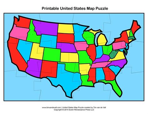 map of the united states puzzle printable printable us maps