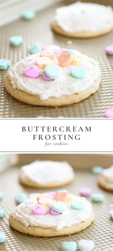 These are made in the shape of hearts, but you can easily use a different shaped cookie cutter. 3 ingredient Sugar Cookie Frosting that is melt-in-your ...