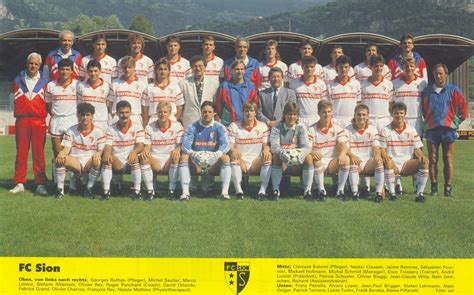 L'entraîneur du fc sion attend un supplément d'âme de son équipe dans la lutte pour le maintien et ce dès ce soir face à servette à tourbillon (20h30). -: FC SIÓN 1990/91