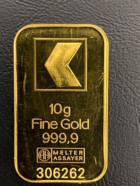 Die deutsche bank aktiengesellschaft () ist das nach bilanzsumme und mitarbeiterzahl größte kreditinstitut deutschlands. Goldbarren 10 g Kantonal Bank | Kaufen auf Ricardo