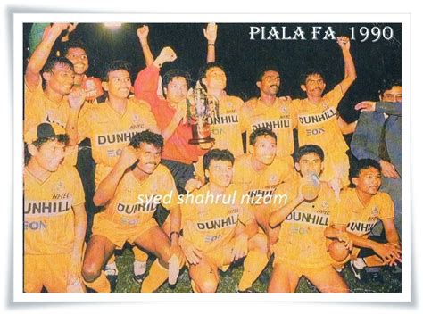 Majlis undian shopee piala fa 2019 pusingan kedua. Edisi Sulung Piala FA: Perak lawan Selangor (1990).