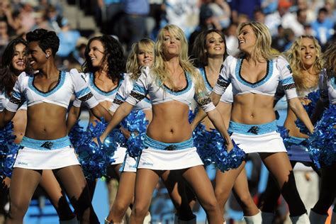 Carolina panthers topcats cheerleaders during second half action between the carolina panthers and the buffalo bills on september 17, 2017 at bank of america stadium in charlotte,nc. NFL Playoff Schedule 2014: 49ers at Panthers divisional ...