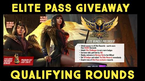 Please subscribe my channel & like, comment.#freefirenewevent #upcomingtopupevent #elitepa. Free Fire Elite Pass Giveaway Round 5 (Qualifying round ...