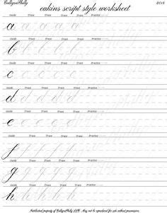 So if you are a math geek, don't go for that. Beginner Level 1- Lowercase Calligraphy Alphabet Worksheet ...