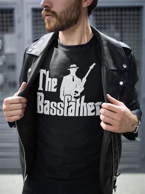 Figuring out the gifts for guitar players is not too difficult. The Bassfather Funny Gift for Bass Guitarist T Shirt ...
