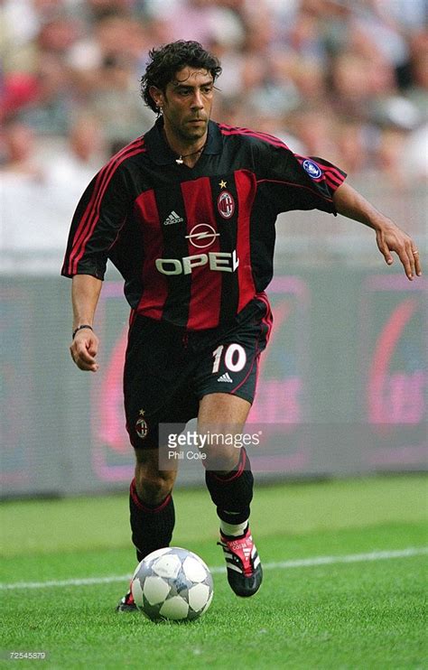 I don't have fans,i have friends. Rui Costa of Milan looks to play the ball during a Pre-season... | Milan, Costa, Seasons