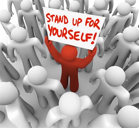 If you stand up for someone or something, you defend them and make your feelings or. How to be Assertive & Stand Up For Yourself ...