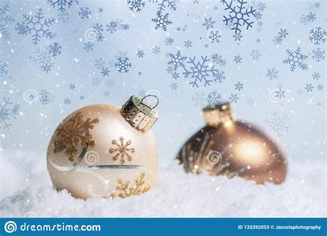Explore menu, see photos and read 403 reviews: Gold Christmas Balls With Snow Flakes Background Stock ...