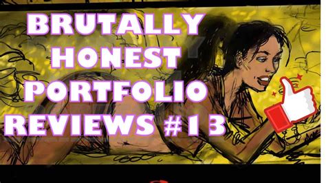BRUTALLY HONEST PORTFOLIO REVIEWS #13 - YouTube