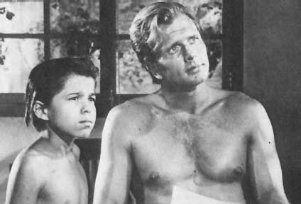 Tarzan, having acclimated to life in london, is called back to his former home in the jungle to oddly enough, his father was considered to play tarzan in greystoke: Manuel Padilla Jr. (1956-2008)