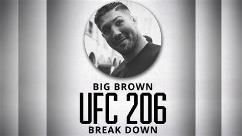 I really want to go division 1 and have a career in football i really love this sport and thats my goal and thats what im going to achieve , Big Brown Breakdown - Episode 1: UFC 206 - YouTube