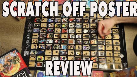 Scratch off each title with a coin as you watch them. Wond3rLand Scratch Off Movie Poster Review - YouTube