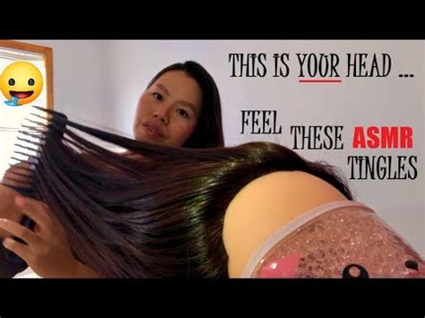 ASMR *BINAURAL HAIR TINGLES* USE 🎧!! Scratching, Brush ...