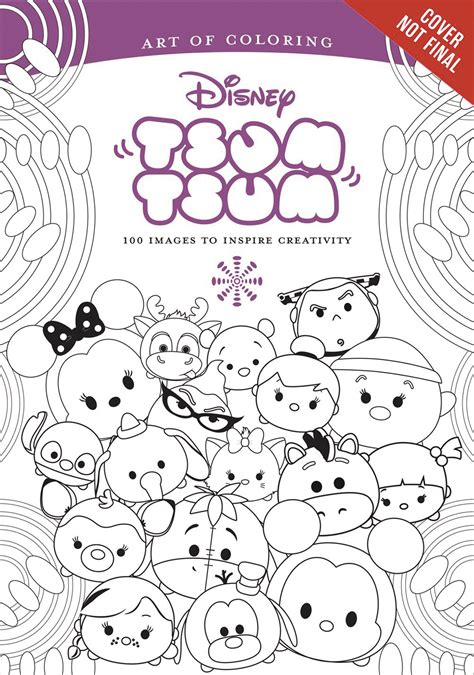 Coloriage tsum tsum full page coloring. NOV162117 - ART OF COLORING TSUM TSUM SC - Previews World