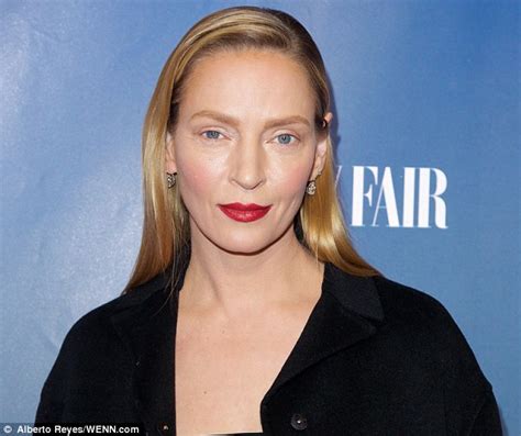 Uma Thurman blames new face on an experimental beauty look ...