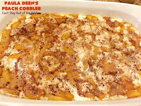 View top rated paula deen peach cobbler recipes with ratings and reviews. Paula Deen's Peach Cobbler - Can't Stay Out of the Kitchen