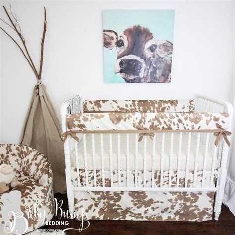 Amazon's choicefor crib bedding sets neutral. Tan Cowhide Gender Neutral Crib Bedding Set | Crib bedding ...