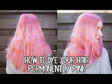 Brite pastel pink shampoo $8. HOW TO DYE YOUR HAIR PERMANENTLY PINK | Rocknroller - YouTube