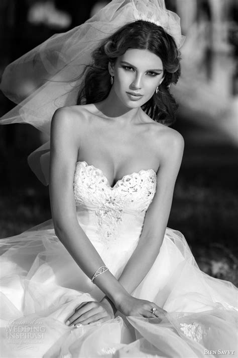 Want to discover art related to cleavage? Bien Savvy Spring 2014 Wedding Dresses — One Love Bridal ...