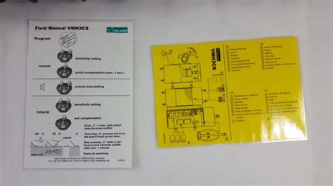 Manual de instrucciones en español del detector de metales xp orx. Metal detector Vallon VMH3CS - Catawiki