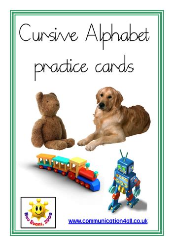 To get started, download and print this cursive alphabet practice sheet. Cursive alphabet practice cards | Teaching Resources