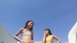 Quem será que vai cair na piscina??? Desafio Da Piscina Girls