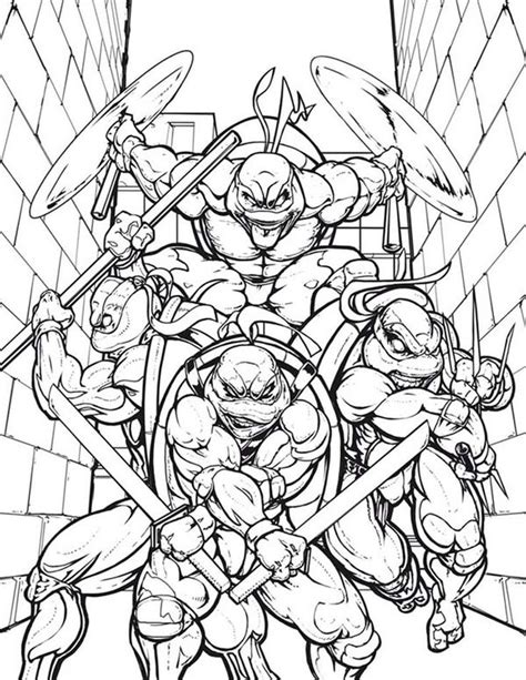 Talena ninja turtle coloring pages. Ninja Turtles Coloring Pages Printable di 2020 | Buku ...