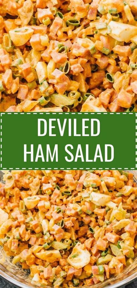 These little sandwiches with zingy toppings are super simple to pull together. This homemade deviled ham salad is a simple way to use up ...