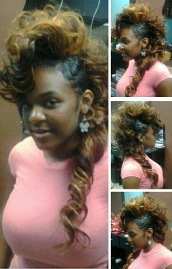 Mohawks are one of those styles that you must have confidence to wear. Cute Mohawk .. | Short straight hair, Sassy hair, Short ...