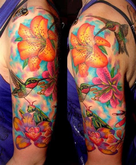 The water color designs have won the hearts of many, and they are only growing in popularity. 50 Wonderful Colorful Tattoo Ideas -DesignBump