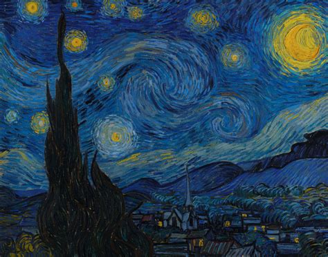 Van gogh was a huge fan of nighttime and his passion for this was depicted in starry night and a. Vincent Van Gogh Starry Night 4K UHD Wallpaper by Hawta ...