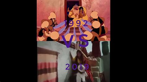 I shouldn't have thought she would wish it very much either. Aladdin 1992 VS 2019 comparison "Still I think he's rather ...